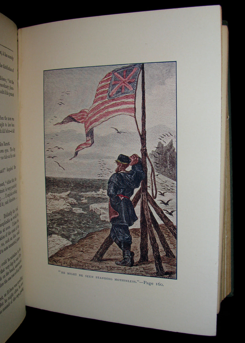 1915 Rare Book - The Fur Country or Seventy Degrees North Latitude by Jules Verne