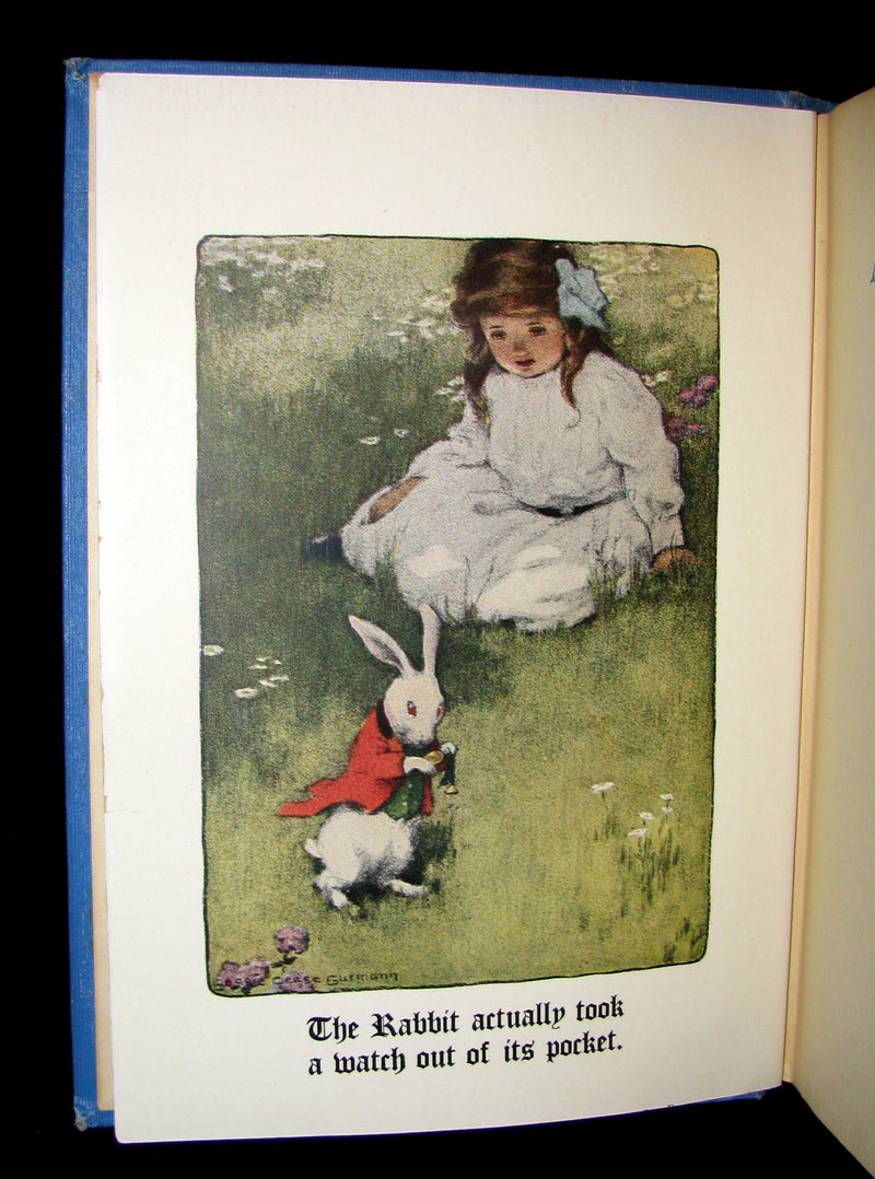 1907 Rare Book - Alice's Adventures in Wonderland Illustrated by Bessie Pease Gutmann