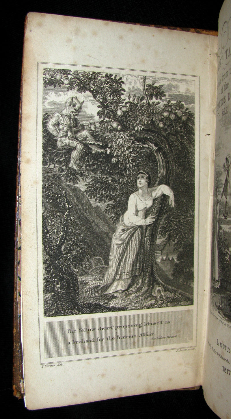 1817 Rare Victorian Book - FAIRY TALES, Translated from the French of the Countess d'ANOIS.