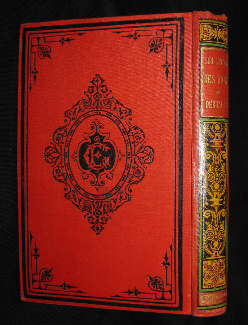 1890 Rare illustrated French Book ~ Contes des Fees -  Fairy Tales by Perrault