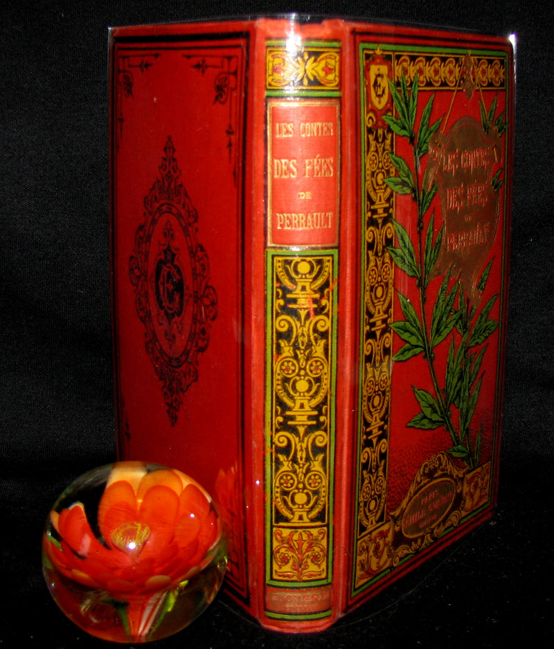 1890 Rare illustrated French Book ~ Contes des Fees -  Fairy Tales by Perrault
