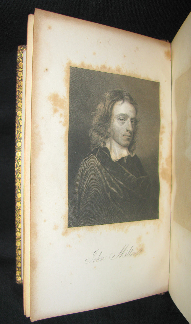 1850 Rare Book ~  John Milton's Poetical Works: A Memoir, and Essay on His Poetical Genius Together with Addison's Critique on the Paradise Lost.