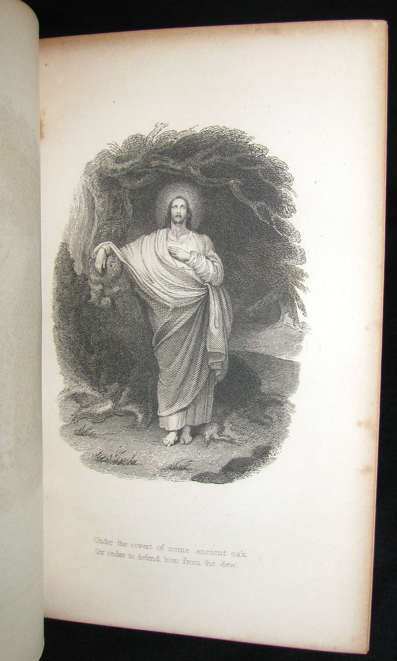 1850 Rare Book ~  John Milton's Poetical Works: A Memoir, and Essay on His Poetical Genius Together with Addison's Critique on the Paradise Lost.