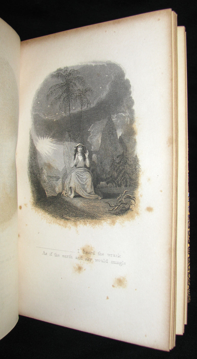 1850 Rare Book ~  John Milton's Poetical Works: A Memoir, and Essay on His Poetical Genius Together with Addison's Critique on the Paradise Lost.