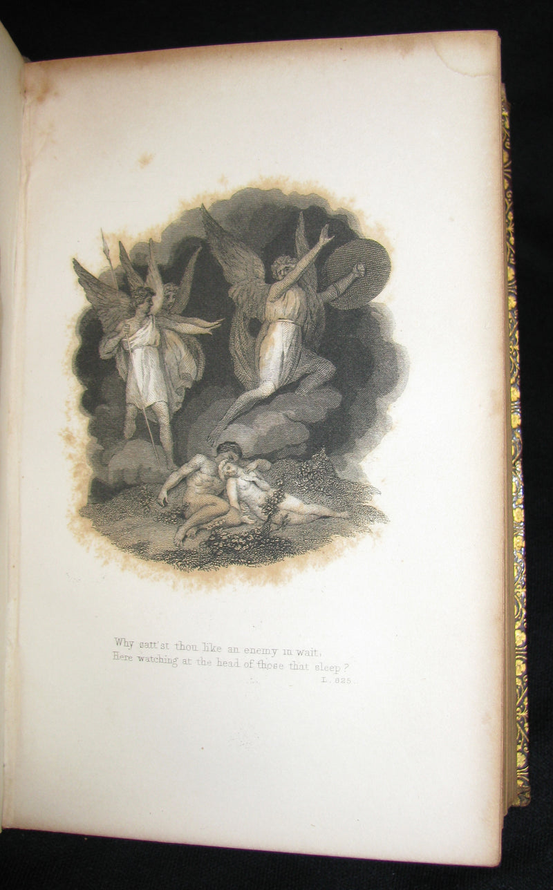 1850 Rare Book ~  John Milton's Poetical Works: A Memoir, and Essay on His Poetical Genius Together with Addison's Critique on the Paradise Lost.