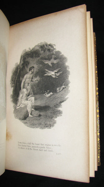 1850 Rare Book ~  John Milton's Poetical Works: A Memoir, and Essay on His Poetical Genius Together with Addison's Critique on the Paradise Lost.