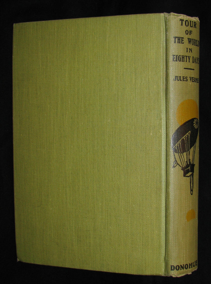 1918 Rare Book - The Tour of the World in Eighty Days by Jules Verne - Rare edition