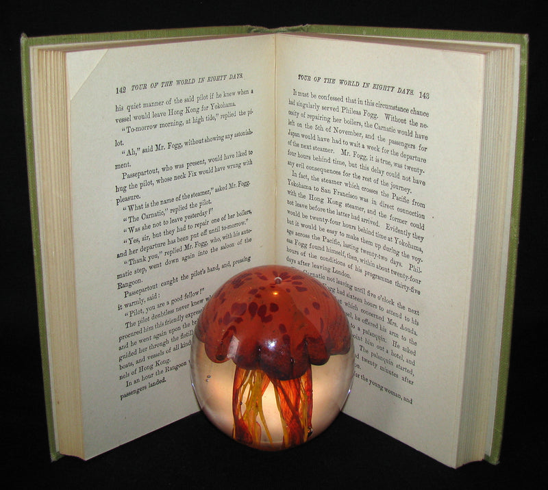 1918 Rare Book - The Tour of the World in Eighty Days by Jules Verne - Rare edition