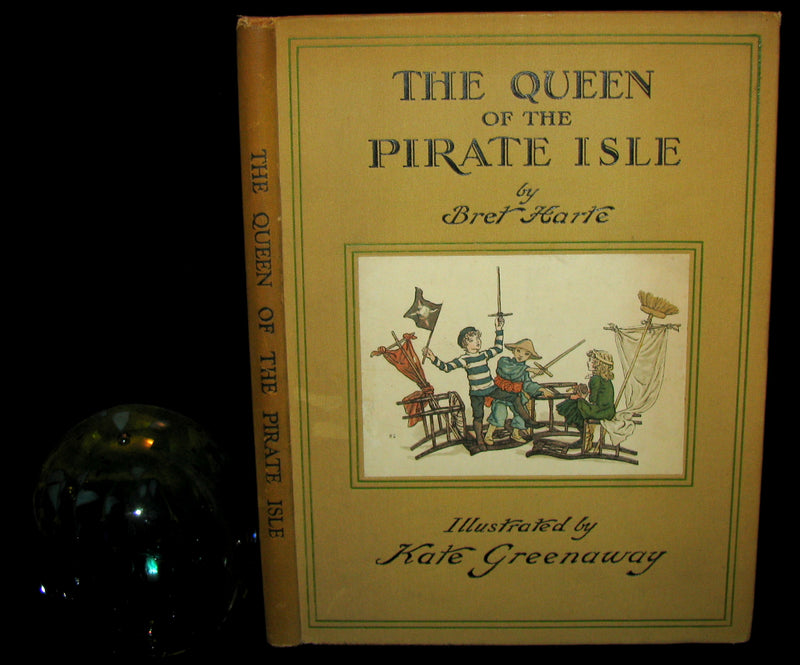 1931 Rare Victorian Book - Kate Greenaway - The Queen of the Pirate Isle