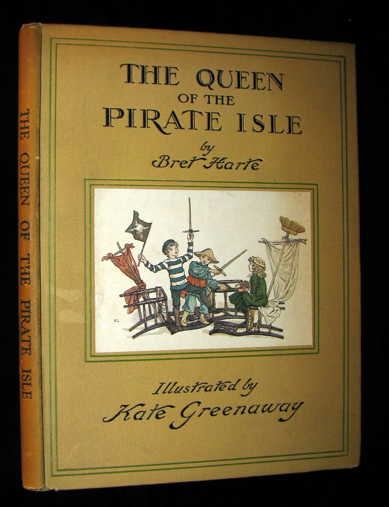 1931 Rare Victorian Book - Kate Greenaway - The Queen of the Pirate Isle