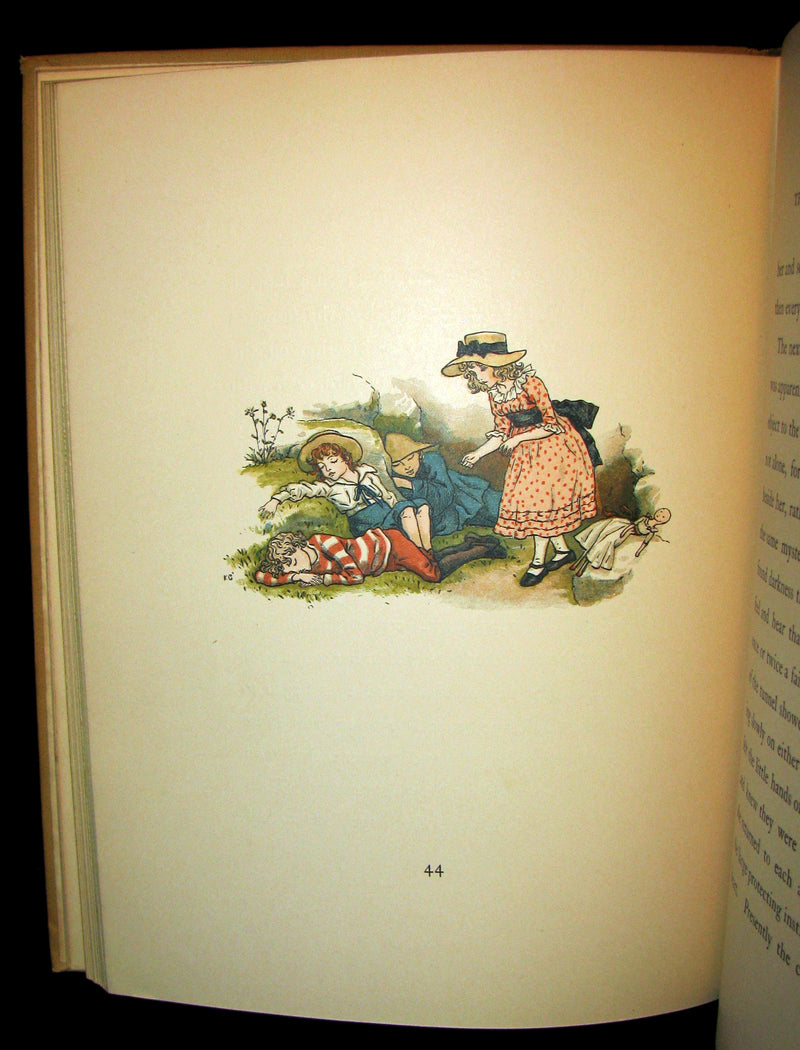 1931 Rare Victorian Book - Kate Greenaway - The Queen of the Pirate Isle