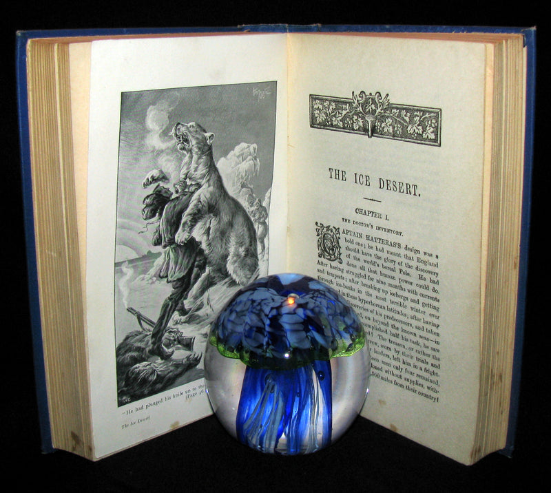1910 Rare Book - JULES VERNE - The Adventures of Captain Hatteras, Containing 'The English at the North Pole' and 'The Ice Desert'