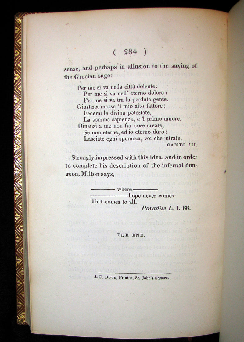 1823 Rare Gothic Book - Vathek (an Arabian Tale) by William Thomas Beckford