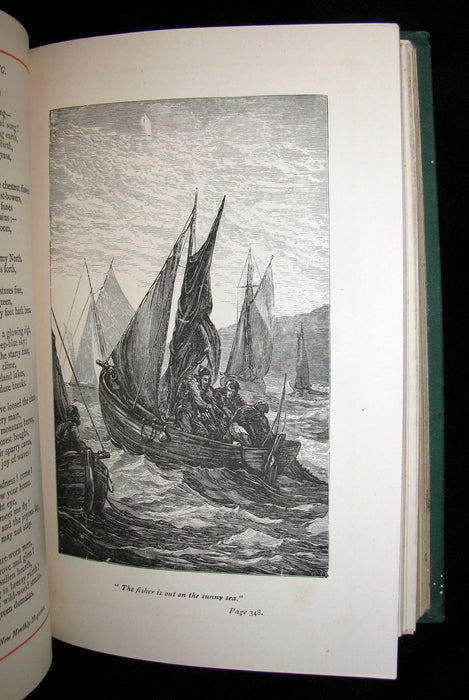 1890's Rare Victorian Book - The Poetical Works Of Mrs Hemans, Edited With A Critical Memoir by William Michael Rossetti