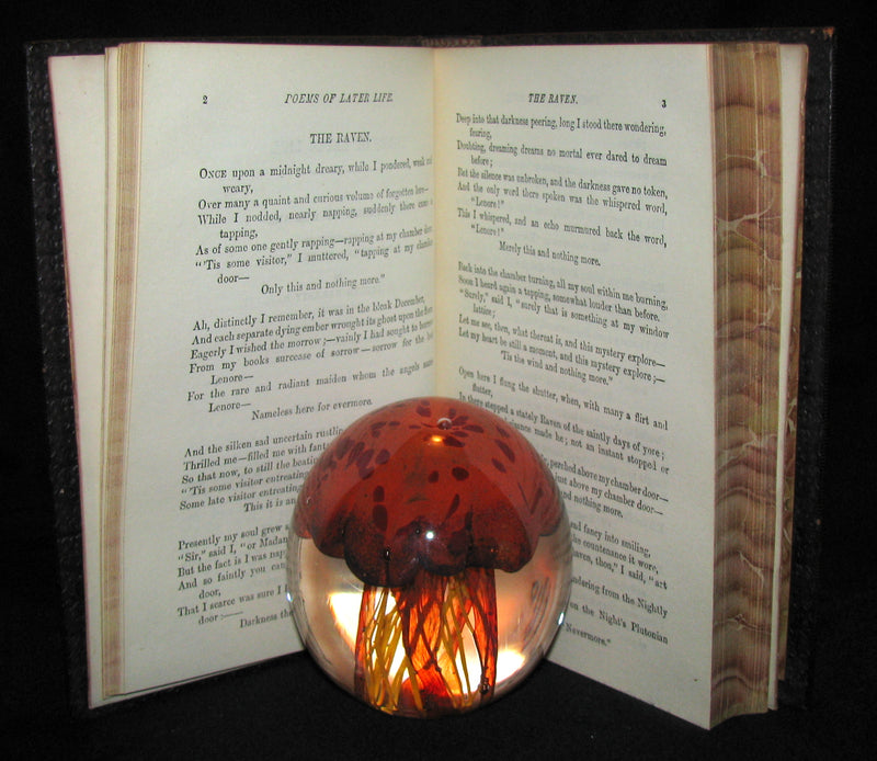 1888 Rare Victorian Book - The Complete Poetical Works and Essays on Poetry of EDGAR ALLAN POE together with his Narrative of Arthur Gordon Pym