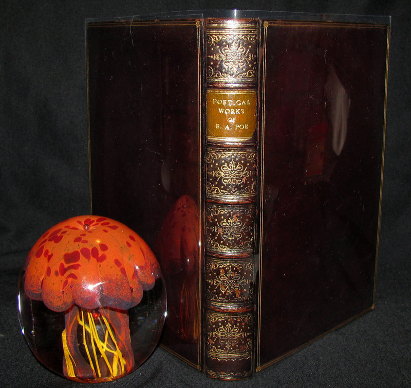 1888 Rare Victorian Book - The Complete Poetical Works and Essays on Poetry of EDGAR ALLAN POE together with his Narrative of Arthur Gordon Pym