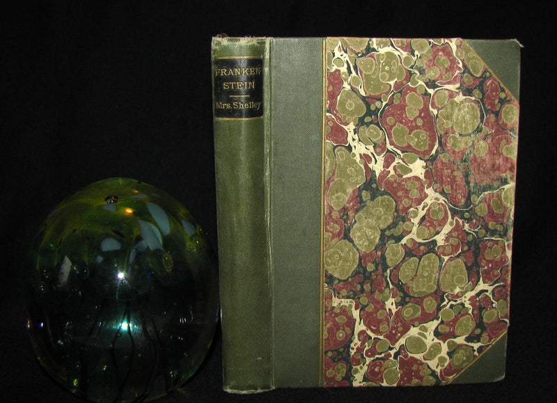 1888 Rare Gothic Book - FRANKENSTEIN  or, The Modern Prometheus by Mary Shelley