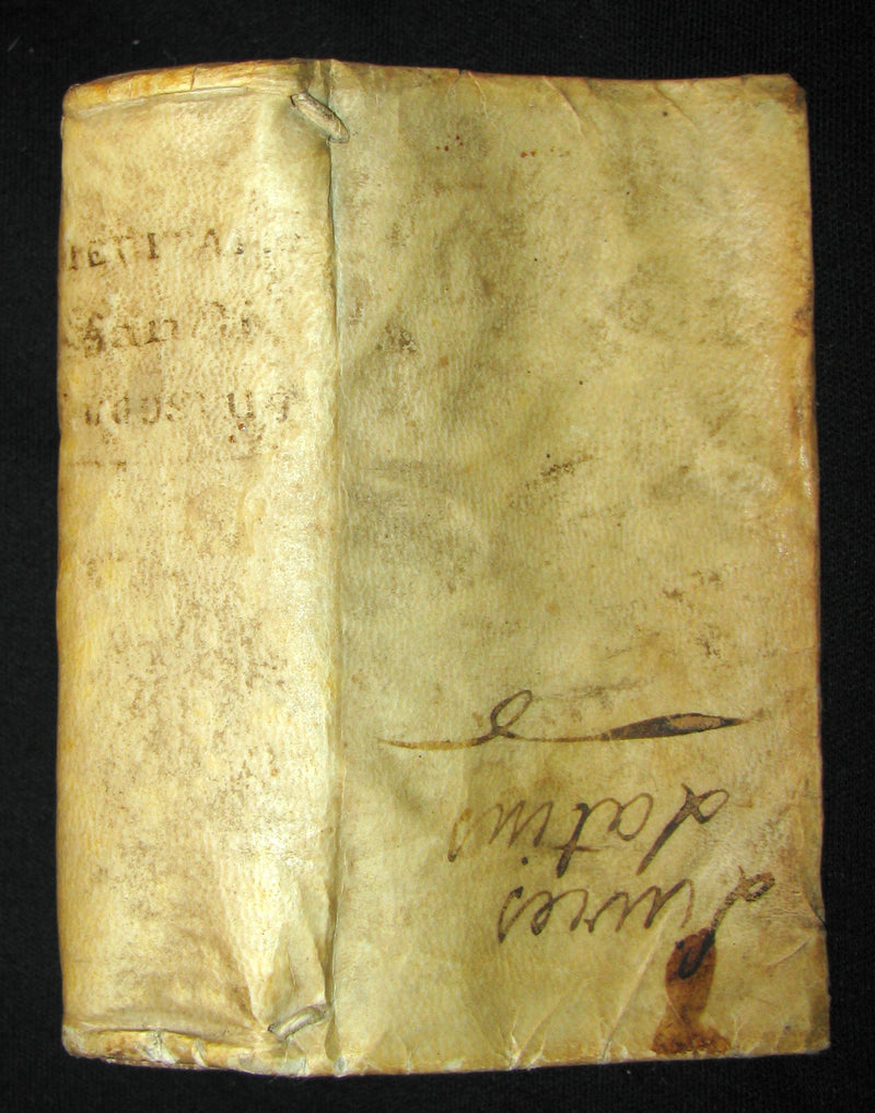 1612 Scarce Latin Vellum Book -Meditationes, soliloquia, et manuale. : Meditationes B. Anselmi cùm Tractatu de humani generis rede[m]ptione. D. Bernardi. Idiotae, viri docti, De amore Divino by Saint Augustine of Hippo