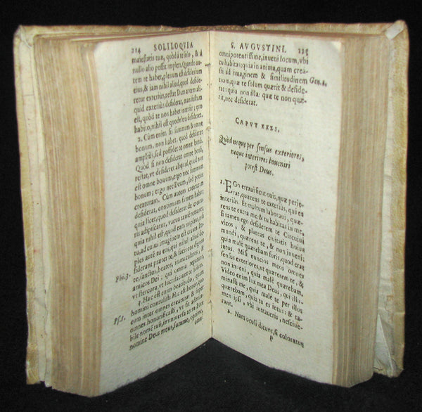 1612 Scarce Latin Vellum Book -Meditationes, soliloquia, et manuale. : Meditationes B. Anselmi cùm Tractatu de humani generis rede[m]ptione. D. Bernardi. Idiotae, viri docti, De amore Divino by Saint Augustine of Hippo