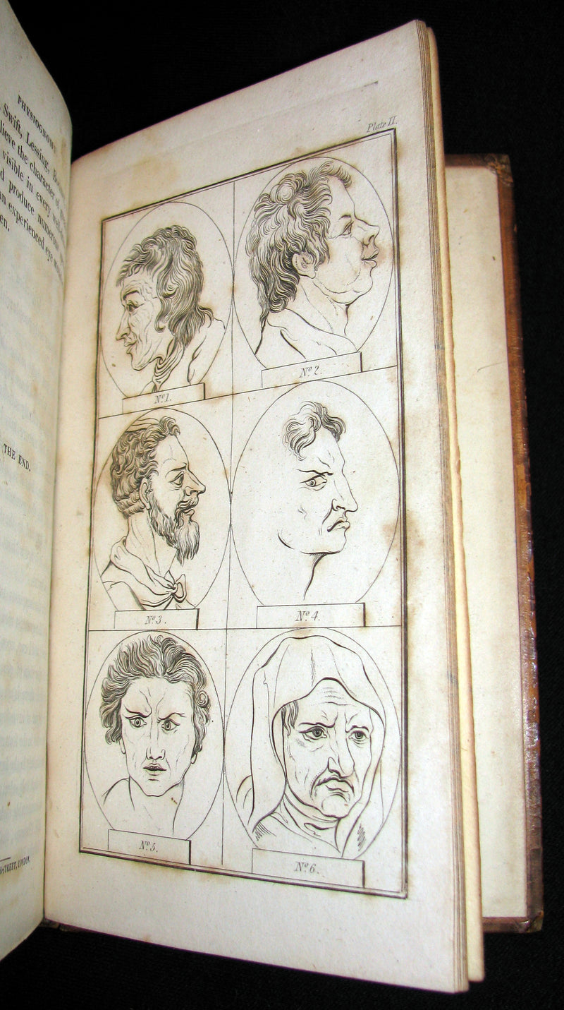 1827 Rare Book ~ Physiognomy, Or,The Mind by LAVATER