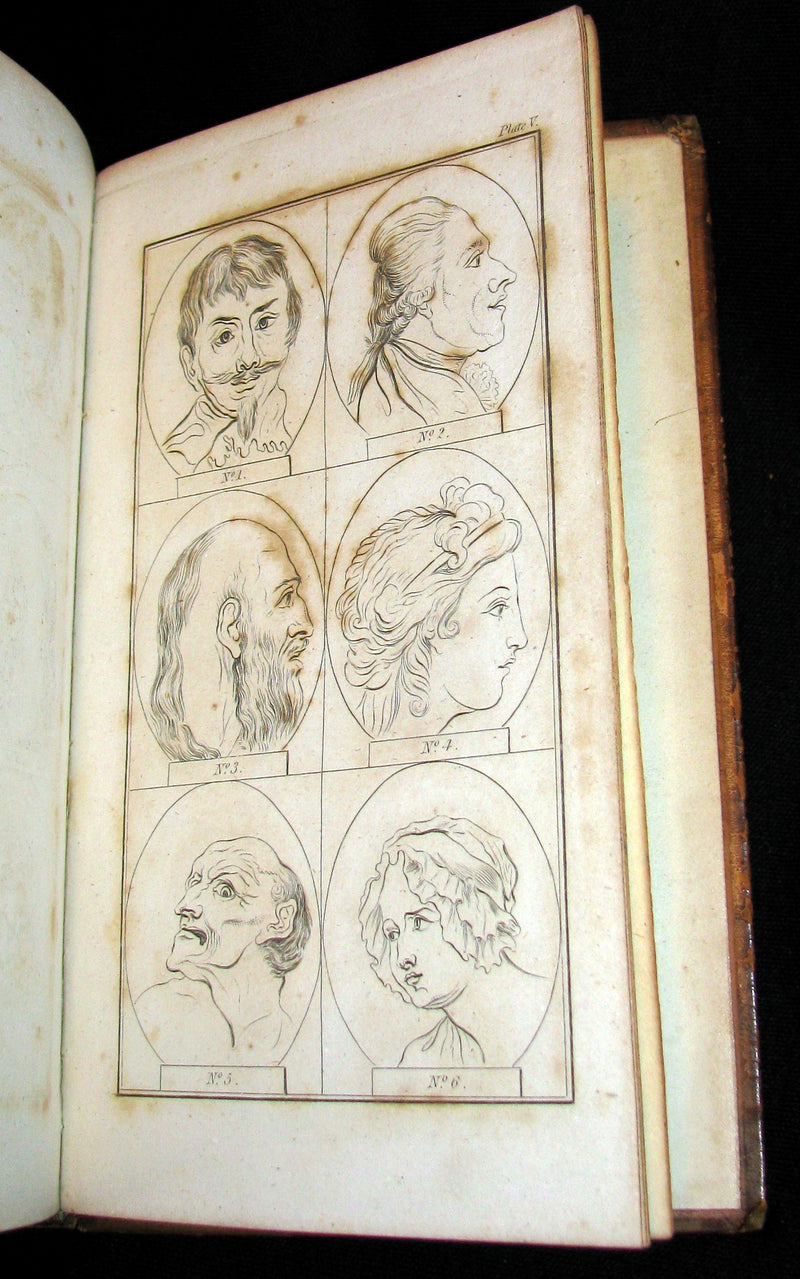 1827 Rare Book ~ Physiognomy, Or,The Mind by LAVATER