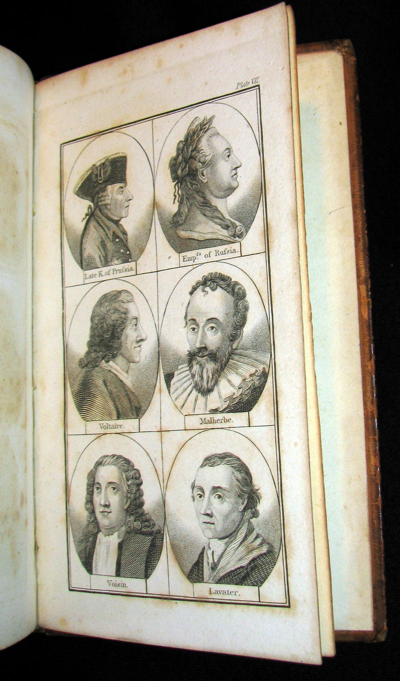 1827 Rare Book ~ Physiognomy, Or,The Mind by LAVATER