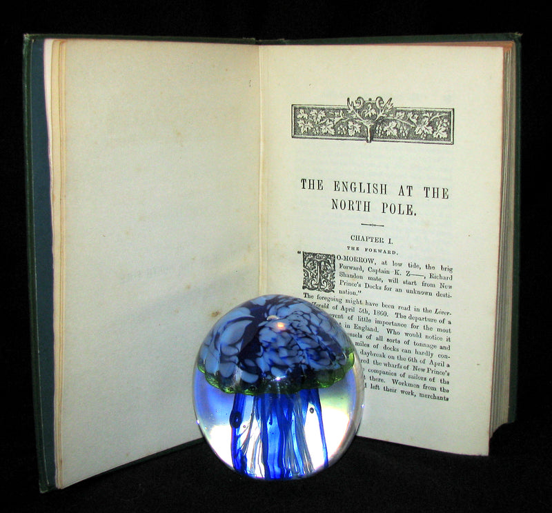 1910 Rare Book - JULES VERNE - The Adventures of Captain Hatteras, Containing 'The English at the North Pole' and 'The Ice Desert'