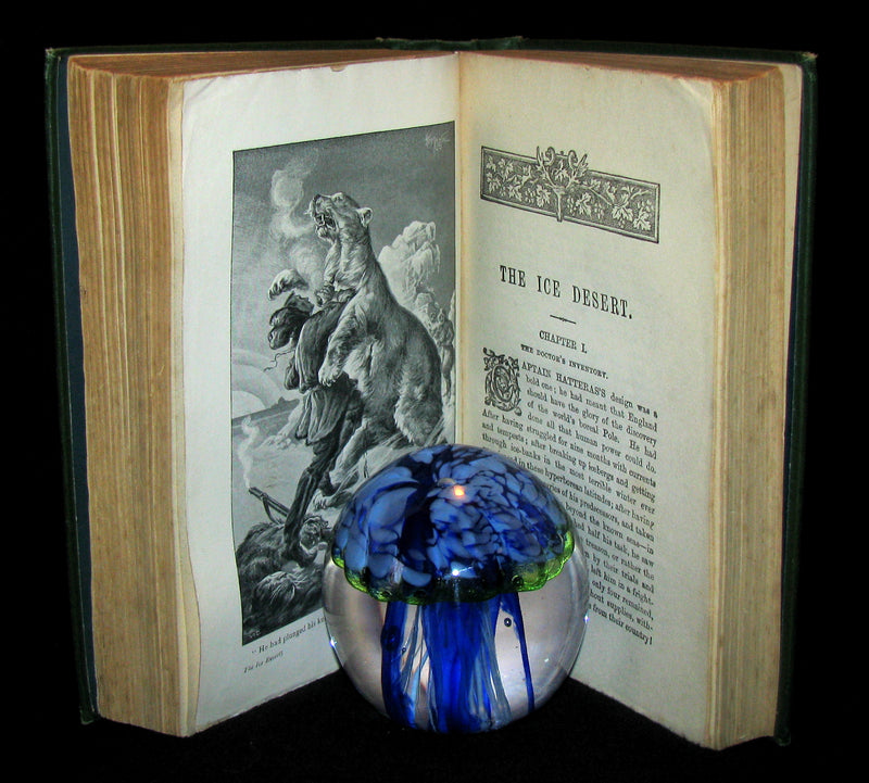 1910 Rare Book - JULES VERNE - The Adventures of Captain Hatteras, Containing 'The English at the North Pole' and 'The Ice Desert'