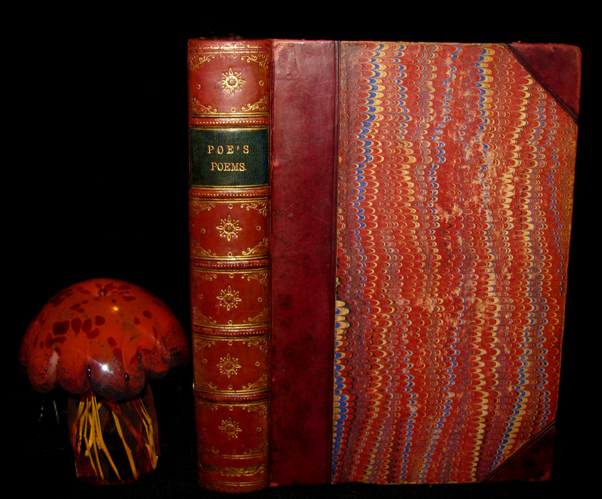 1880 Rare Book - The Poetical Works of Edgar Allan Poe together with his essays