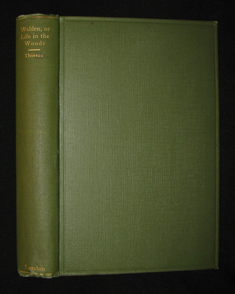 1886 Rare Victorian Book - WALDEN by Henry David Thoreau