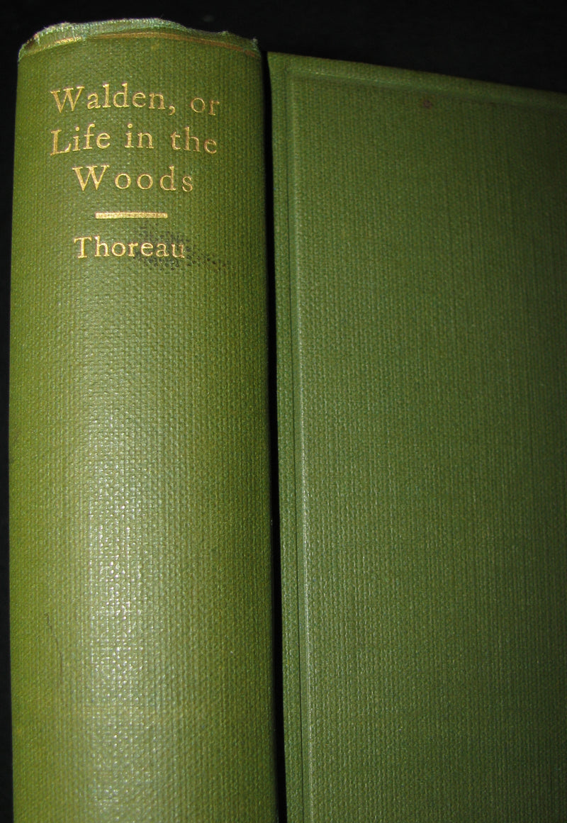 1886 Rare Victorian Book - WALDEN by Henry David Thoreau