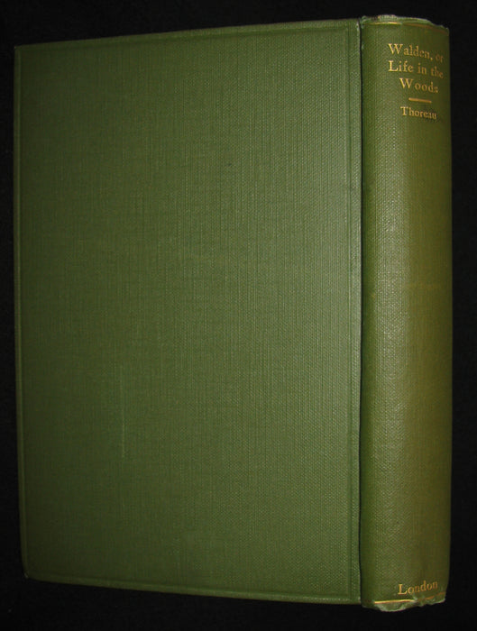 1886 Rare Victorian Book - WALDEN by Henry David Thoreau