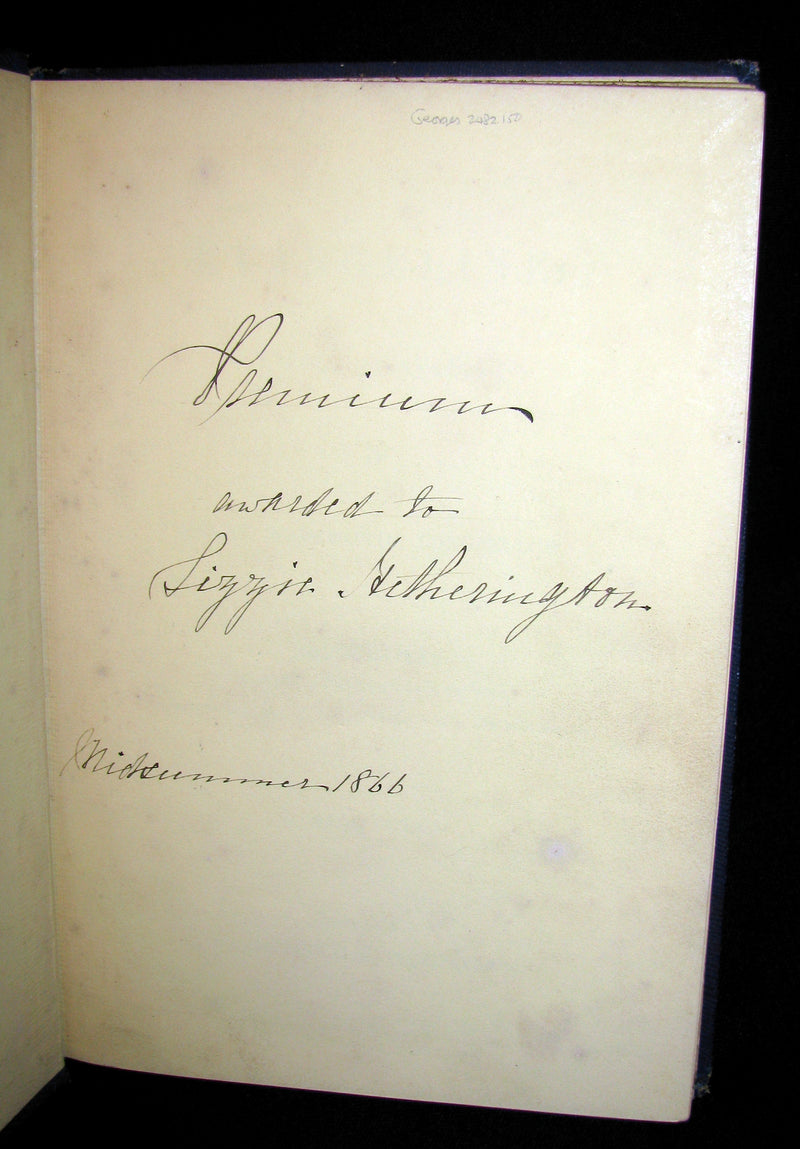 1860 Rare Victorian Book -  Evangeline  A tale of Acadie by Henry Wadsworth Longfellow. Illustrated.