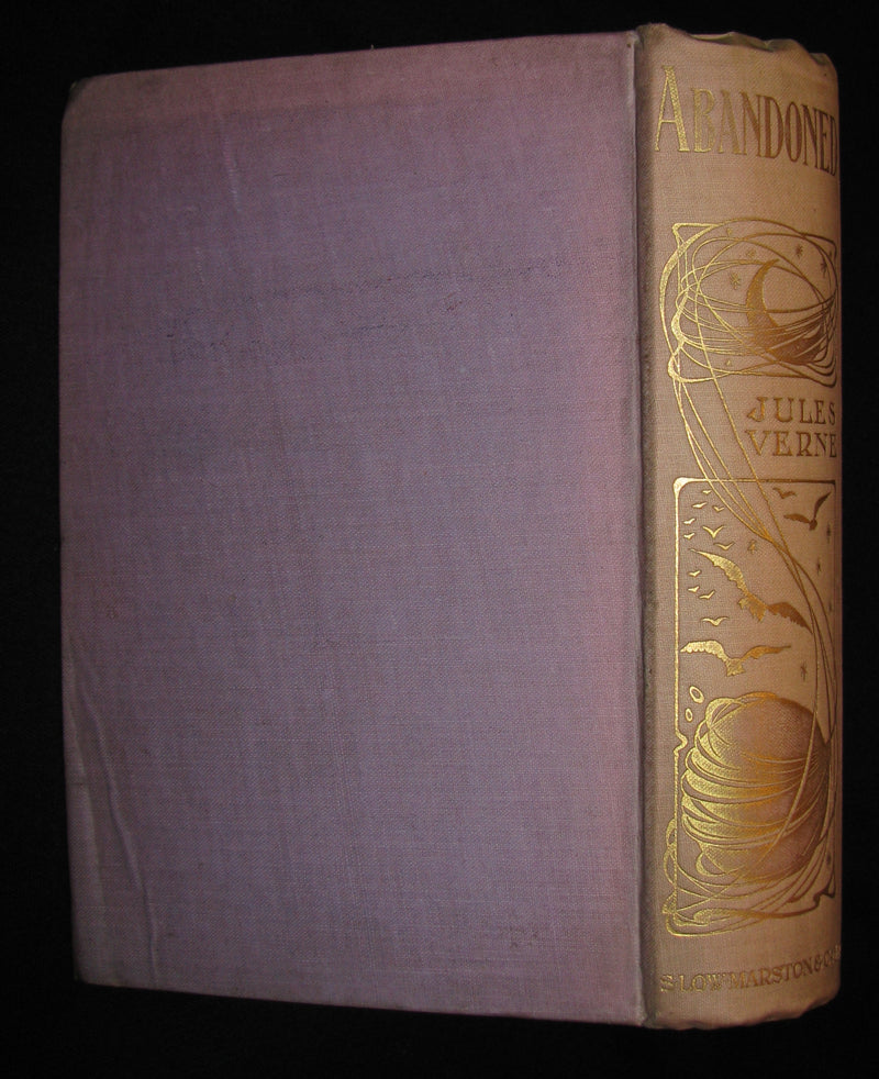 1912 Rare Illustrated Book - Abandoned being the second part of The Mysterious Island by Jules Verne
