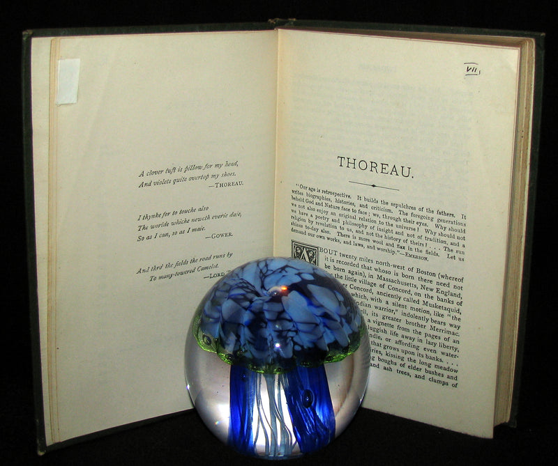 1886 - 1889 Rare Books - WALDEN and A Week on the Concord and Merrimac Rivers by Henry David Thoreau