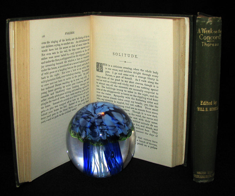1886 - 1889 Rare Books - WALDEN and A Week on the Concord and Merrimac Rivers by Henry David Thoreau