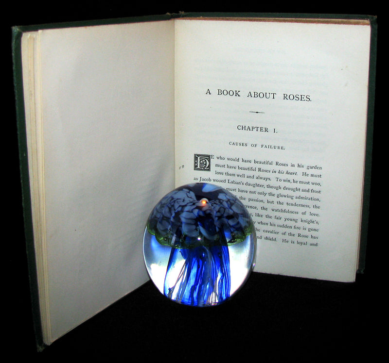 1872 Rare Victorian Gardening Book -  A book about Roses : How to grow and show them