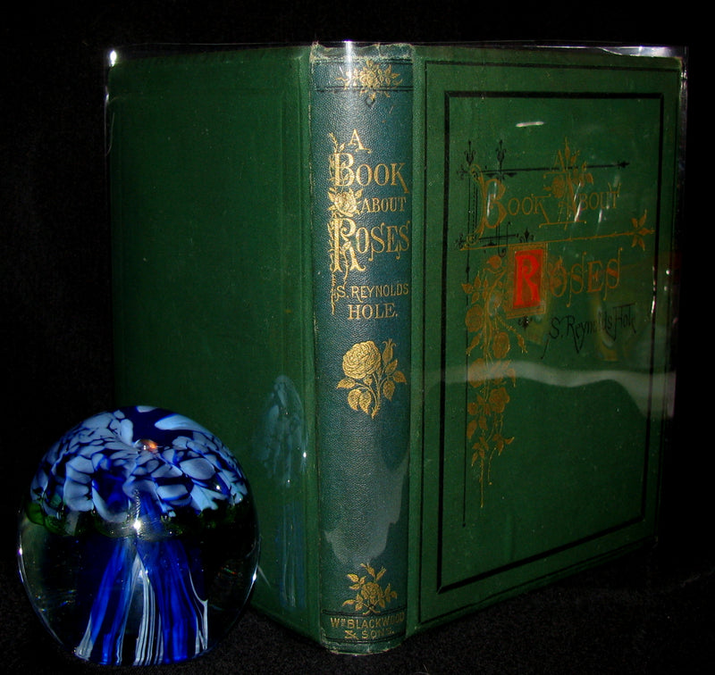 1872 Rare Victorian Gardening Book -  A book about Roses : How to grow and show them