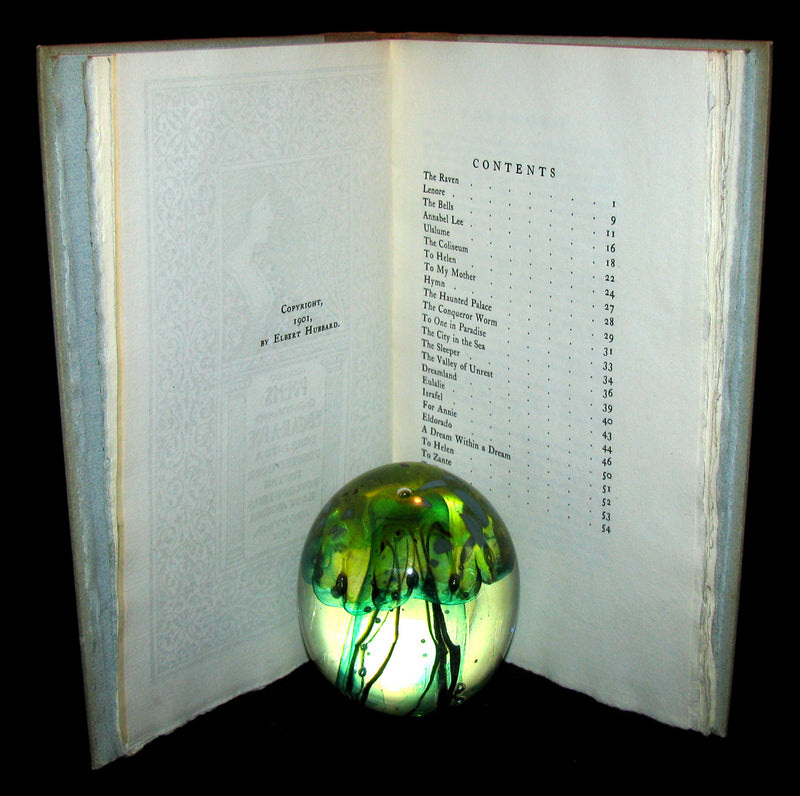 1901 Rare Book -The Roycrofters Edition of the Poems by Edgar Allan POE