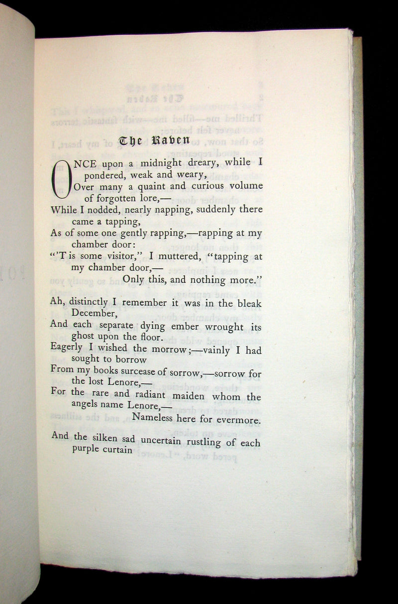 1901 Rare Book -The Roycrofters Edition of the Poems by Edgar Allan POE