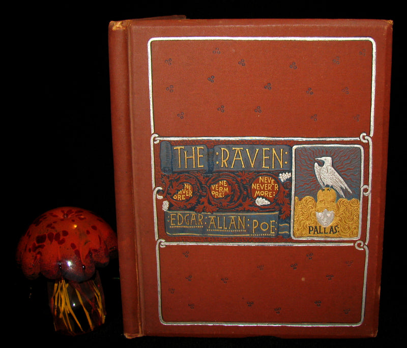 1886 Scarce Victorian Book - The RAVEN by Edgar Allan POE (Illustrated by W. L. Taylor)