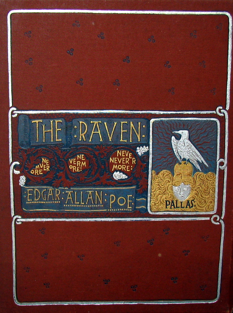 1886 Scarce Victorian Book - The RAVEN by Edgar Allan POE (Illustrated by W. L. Taylor)