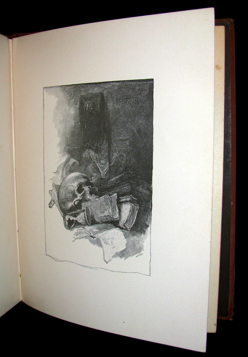 1886 Scarce Victorian Book - The RAVEN by Edgar Allan POE (Illustrated by W. L. Taylor)