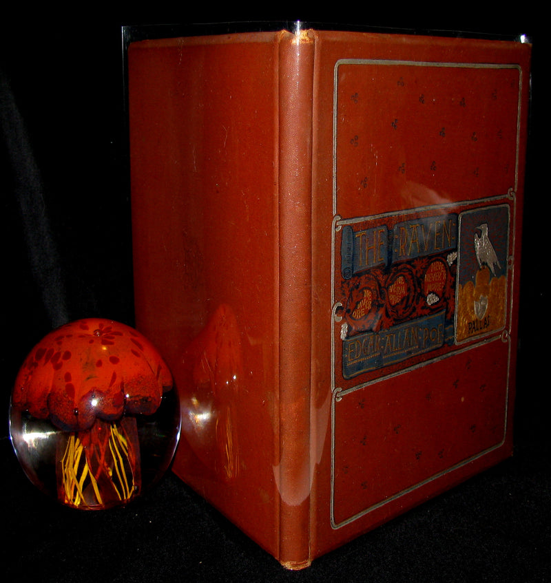 1886 Scarce Victorian Book - The RAVEN by Edgar Allan POE (Illustrated by W. L. Taylor)