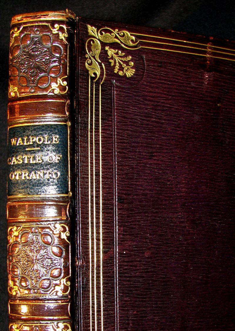 1782 Rare Gothic Book - The Castle of Otranto, a Gothic Story by Horace Walpole