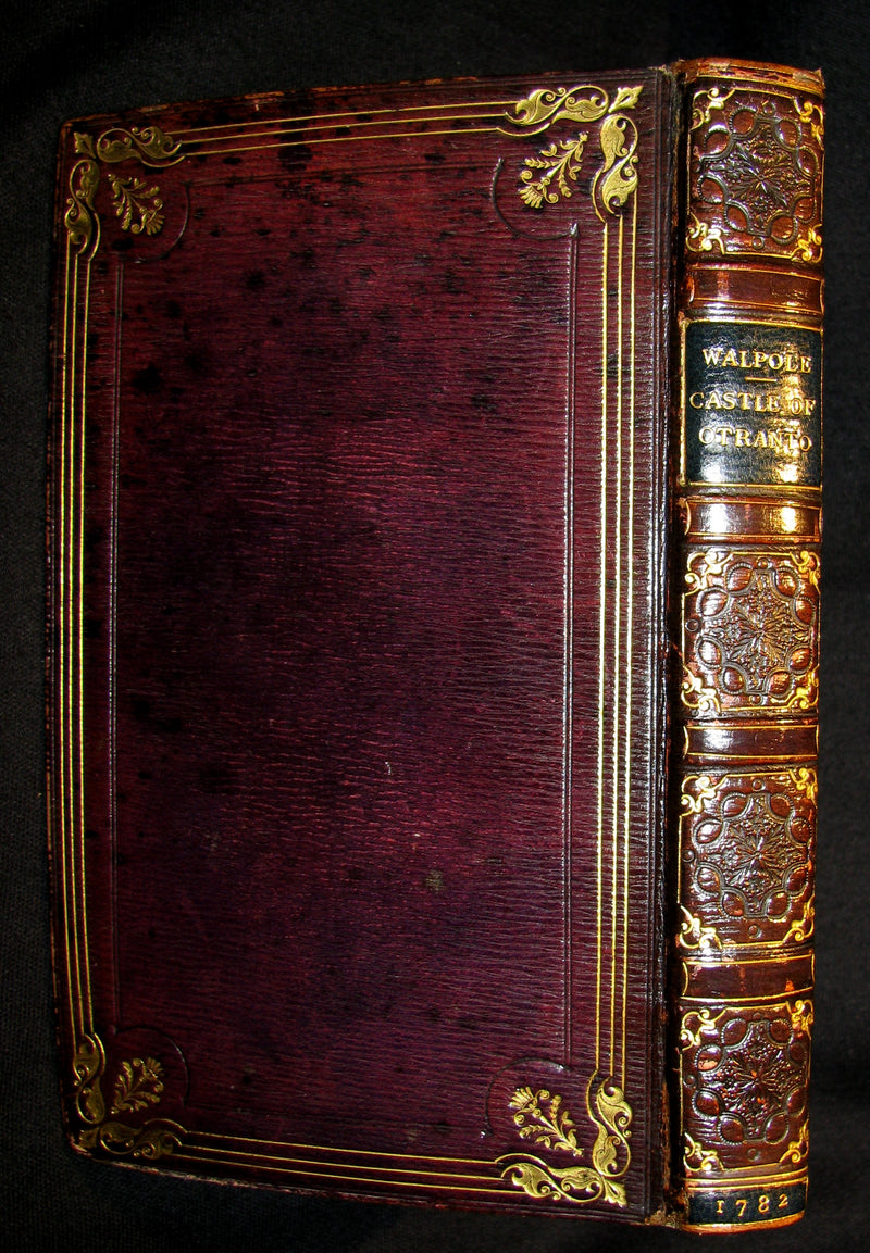 1782 Rare Gothic Book - The Castle of Otranto, a Gothic Story by Horace Walpole