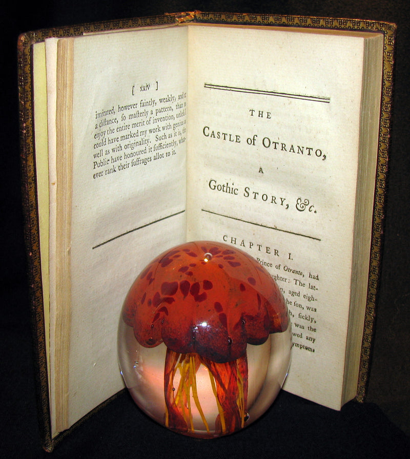 1782 Rare Gothic Book - The Castle of Otranto, a Gothic Story by Horace Walpole