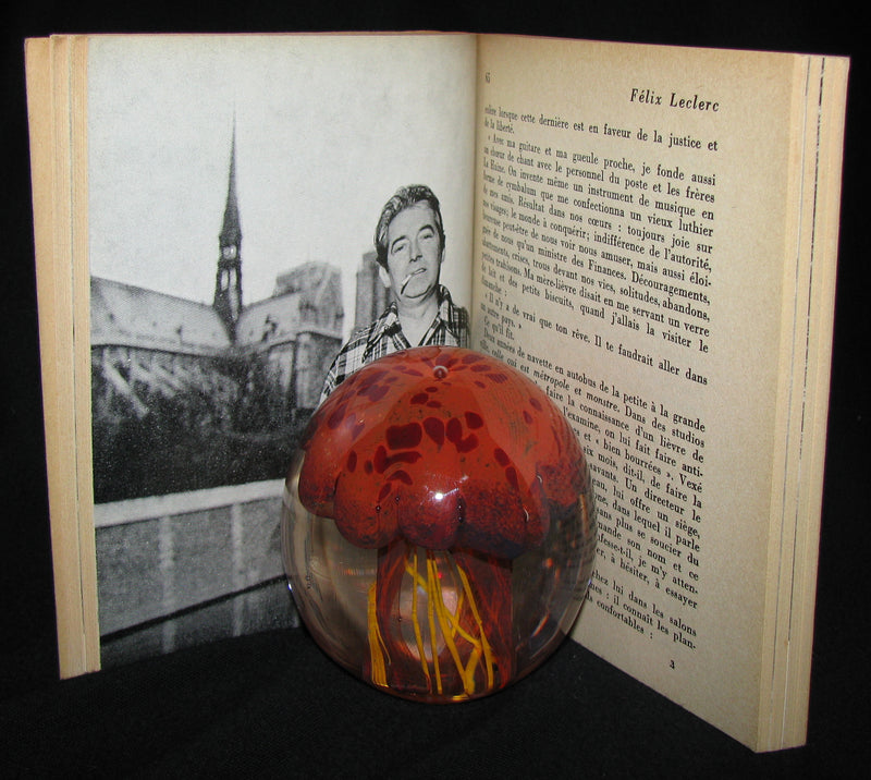 1965 Very Rare Quebec Poet Signed Book - FELIX LECLERC Poetes d'aujourd'hui