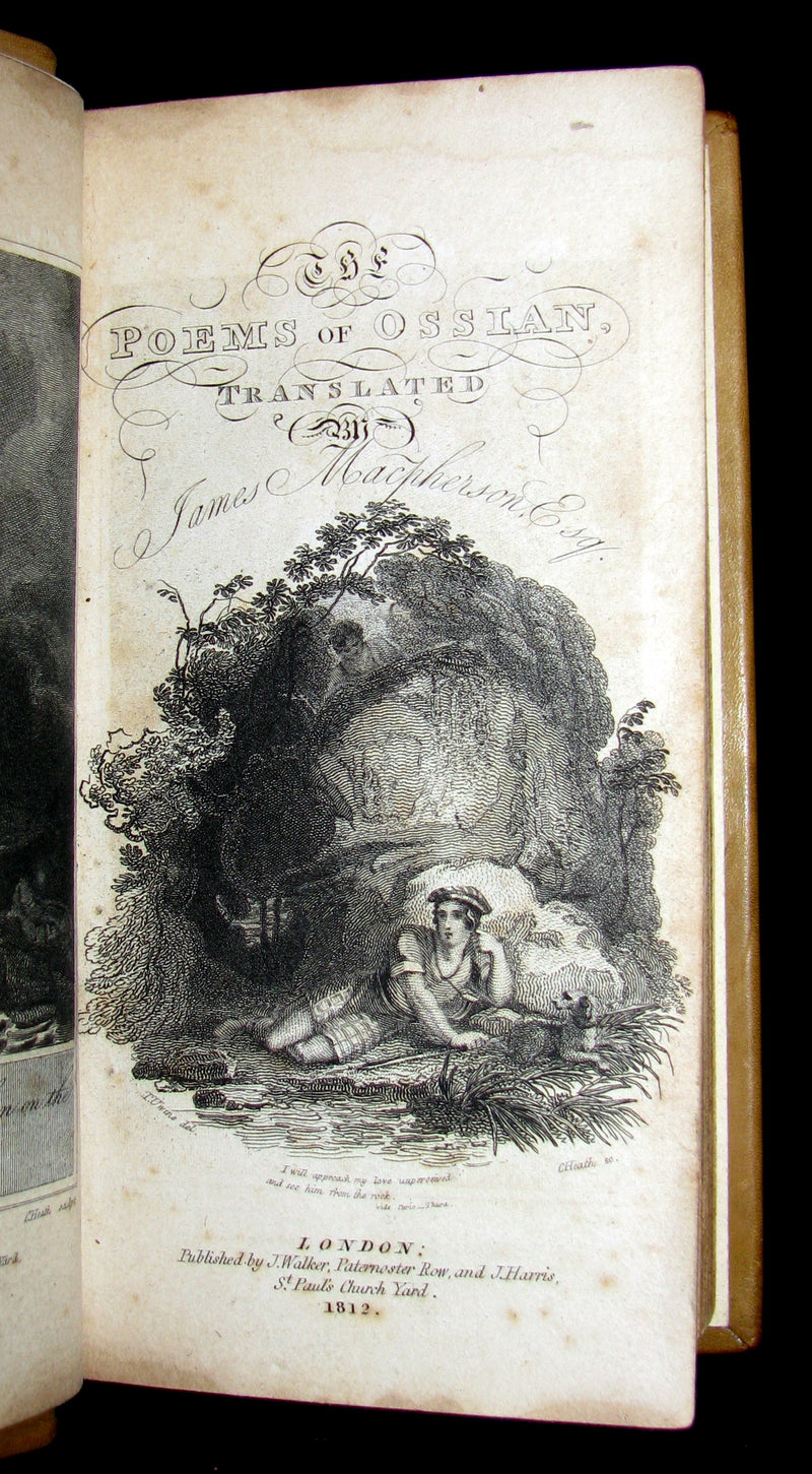 1812 Rare Book - The POEMS of OSSIAN by James Macpherson