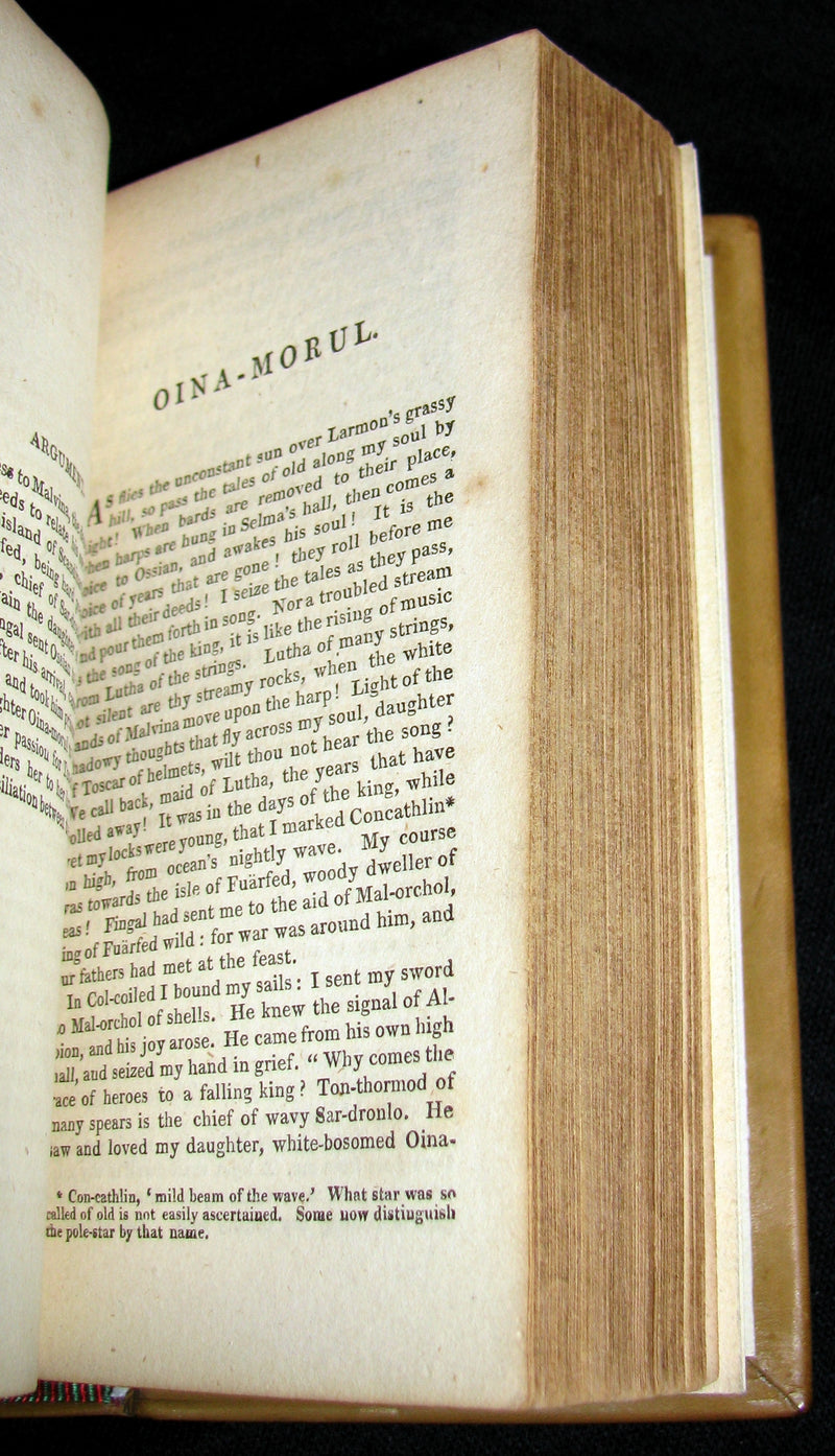 1812 Rare Book - The POEMS of OSSIAN by James Macpherson